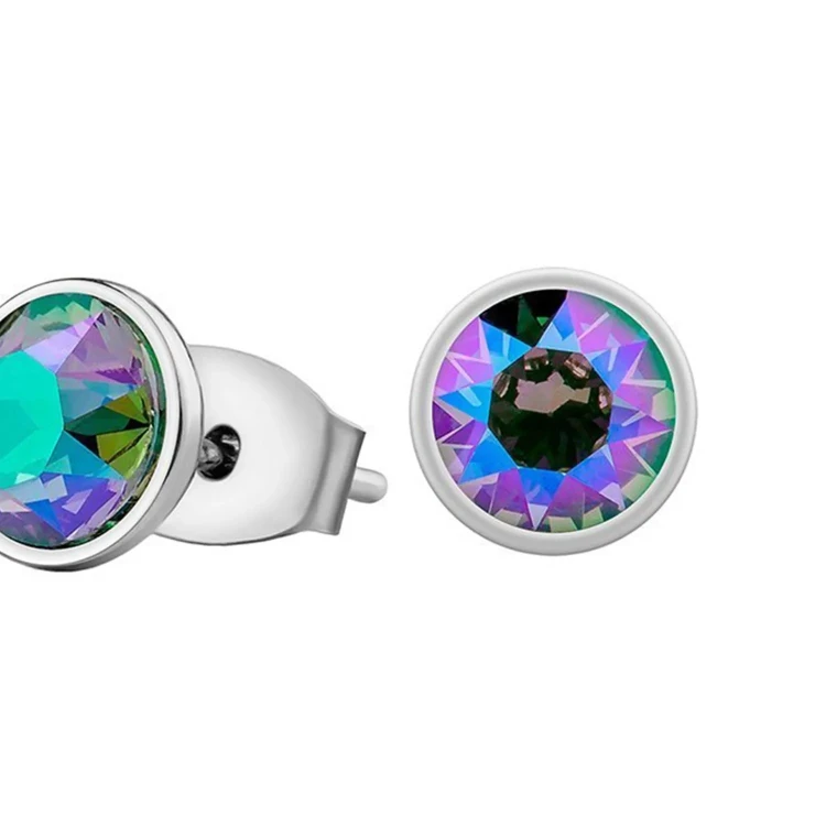 Fiore Luna Пусеты Crystal AB SWE298 CAB S