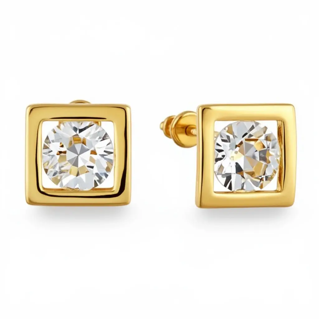 Серьги пусеты Karpinski s55428