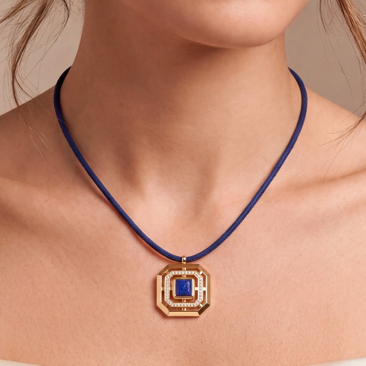 Колье Coeur de Lion Blue-Gold 2065/10-0716