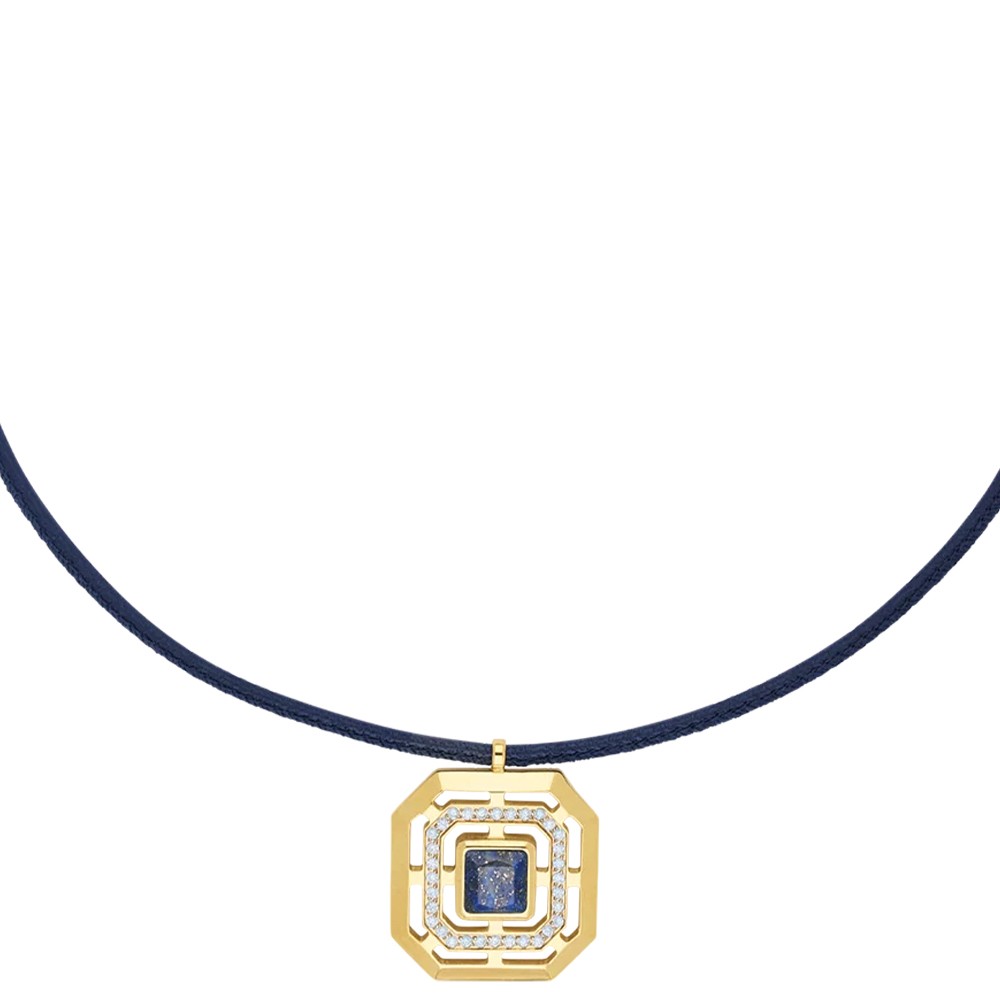 Колье Coeur de Lion Blue-Gold 2065/10-0716