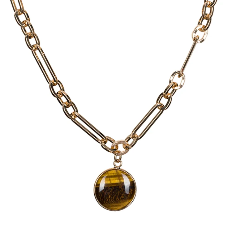 Колье Fiore Luna TIGER EYE LN5147 BR/G