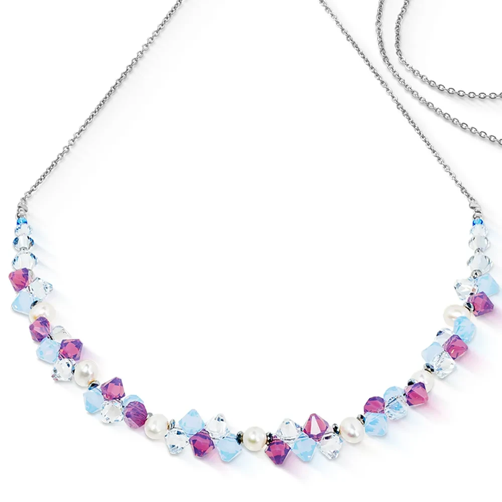 Колье Coeur de Lion Lilac-Blue 1124/10-0839