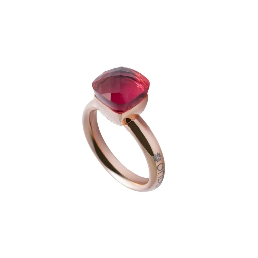 Кольцо Qudo Firenze light fuchsia 18 мм 611765 R/RG