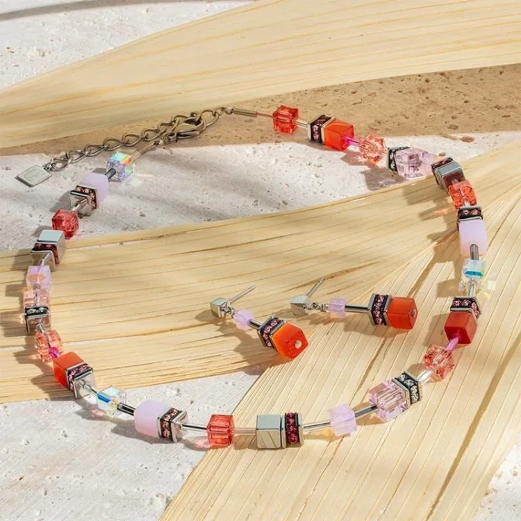 Серьги Coeur de Lion Joyful Colours  Pink 3339/21-0319