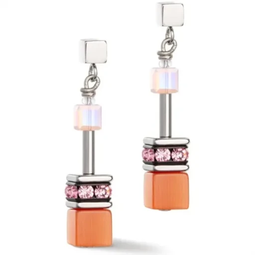 Серьги Coeur de Lion Joyful Colours  Pink 3339/21-0319