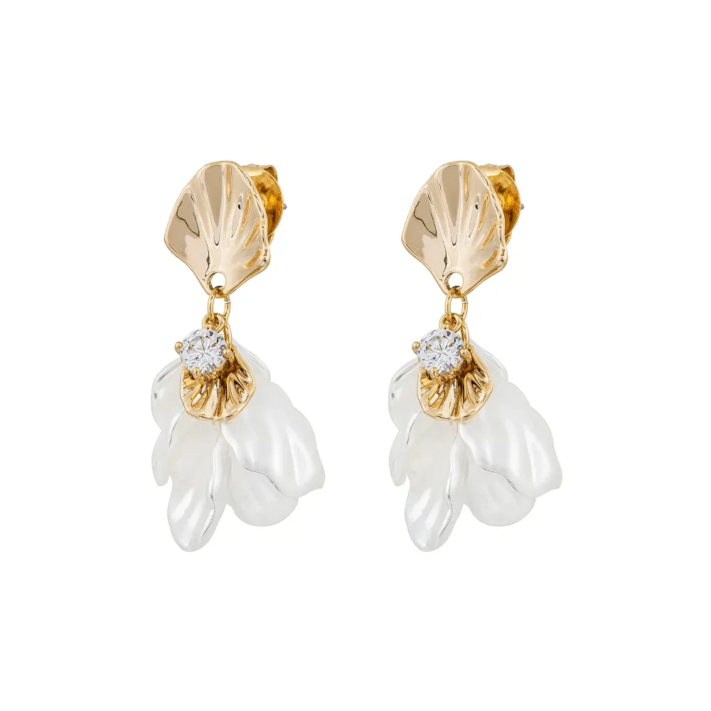 Серьги Fiore Luna IMITATION MOTHER-OF-PEARL ABE25644-01 G