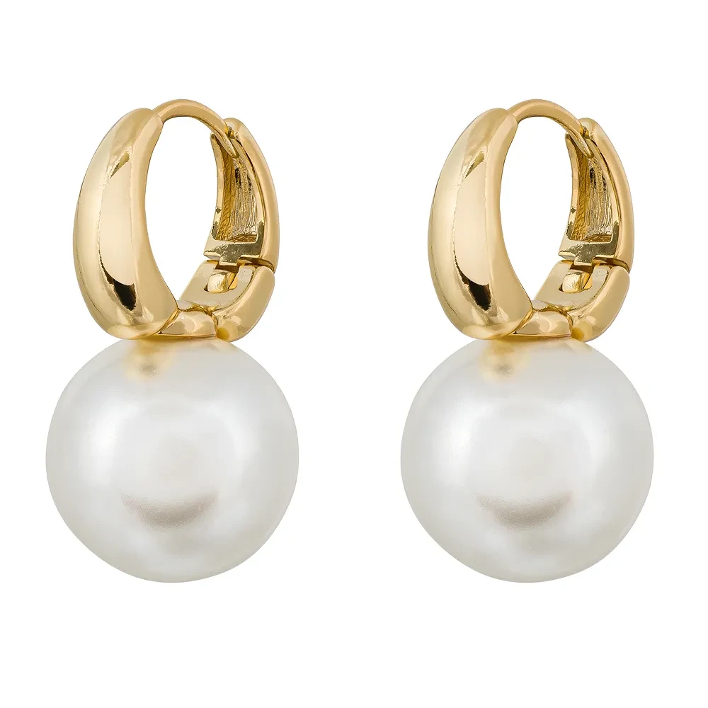 Серьги Fiore Luna WHITE SHELL PEARL ABE06611-14 G