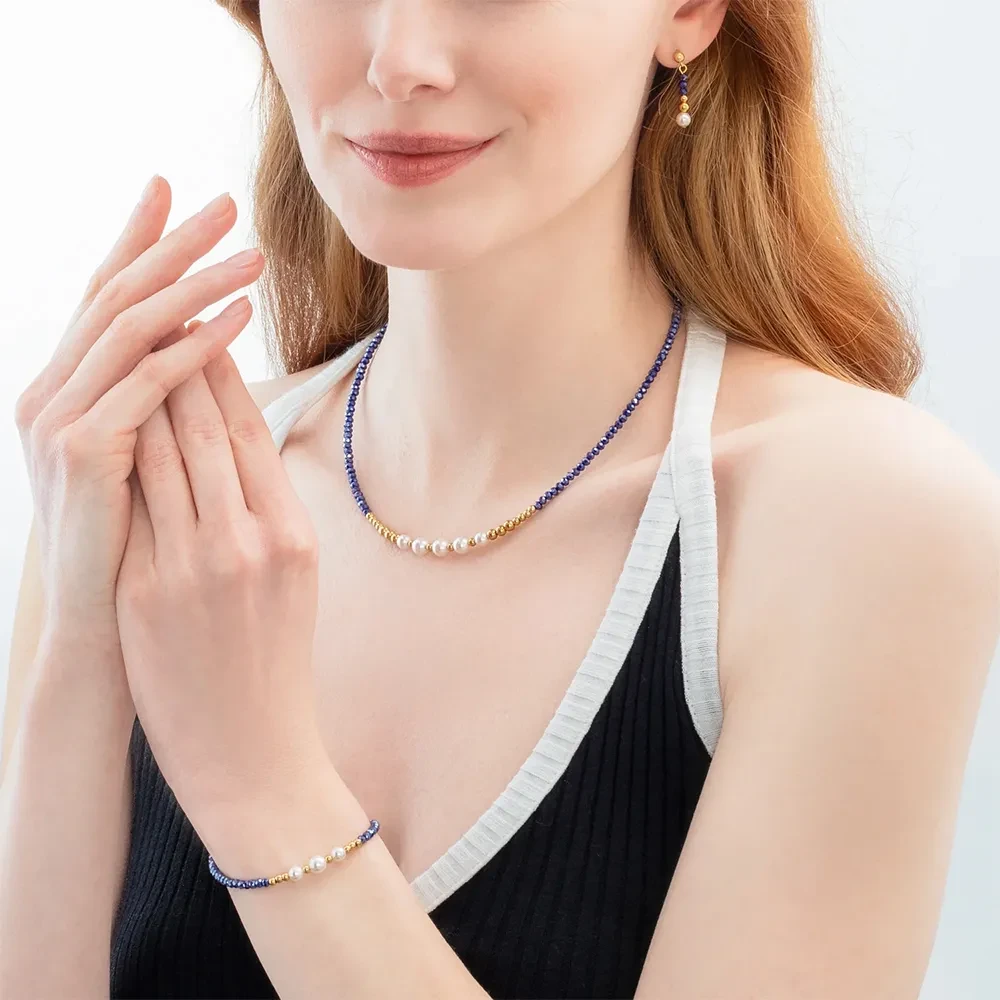 Колье Coeur de Lion Blue 4258/10-0700