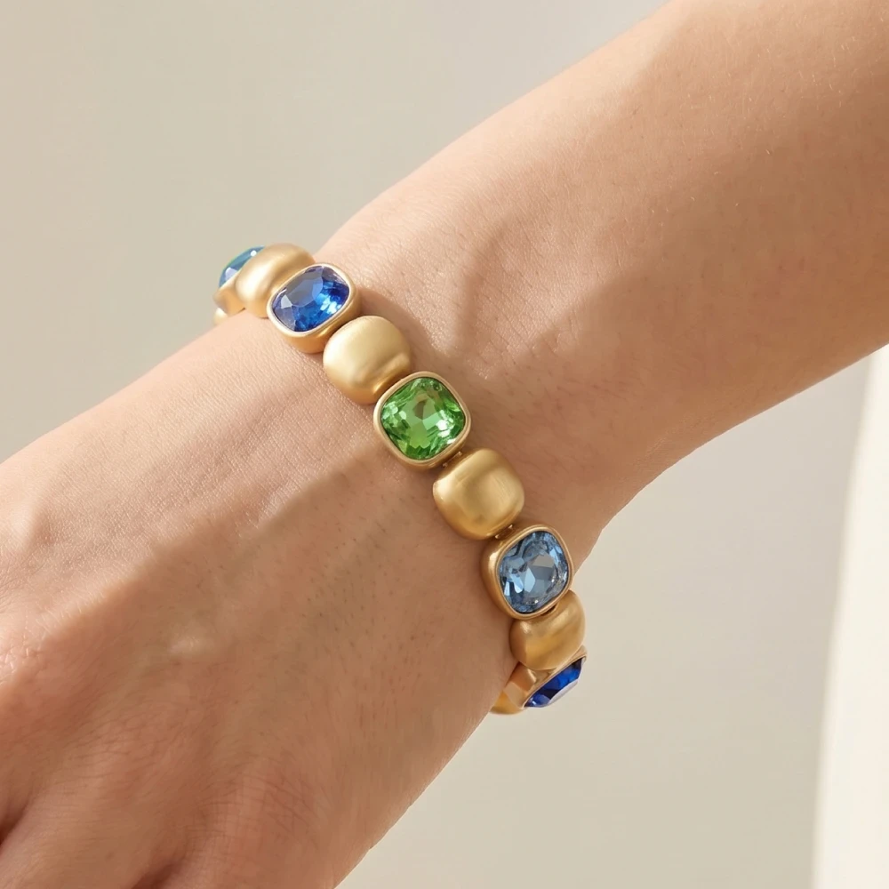 Браслет Green, Light blue, Blue CG201022H-004 G Fiore Luna