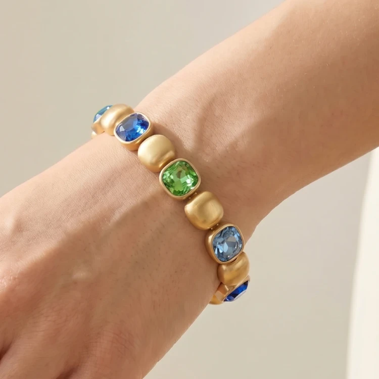 Браслет Green, Light blue, Blue CG201022H-004 G Fiore Luna