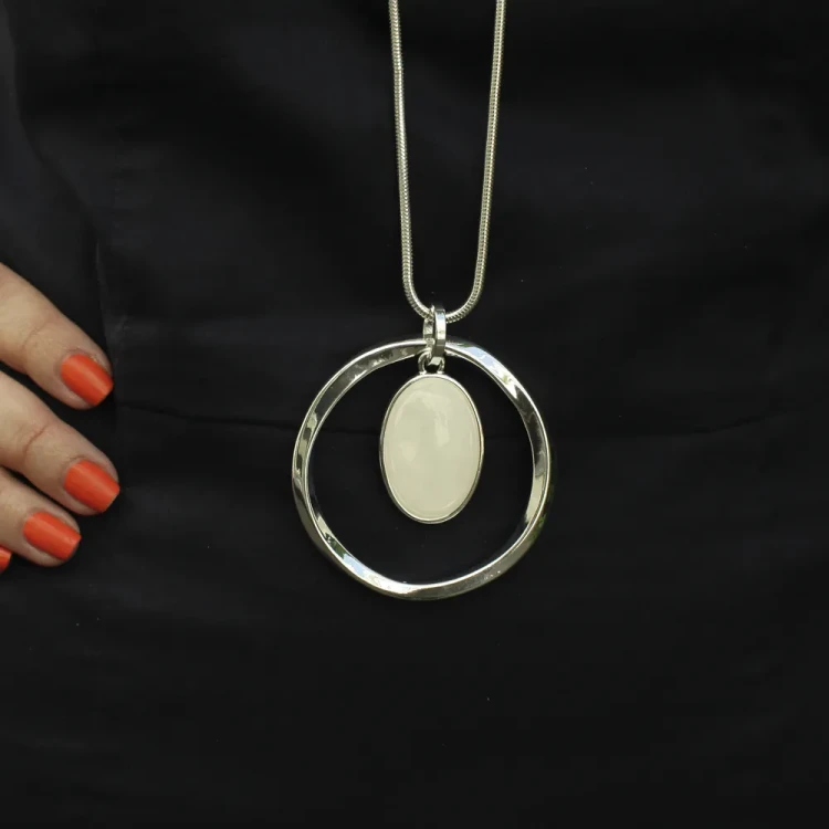 Колье Fiore Luna CRYSTAL-MOON OPAL LN5137 BW/S