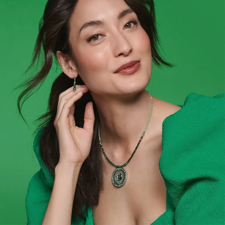 Колье Coeur de Lion Turquoise 2035/10-0600