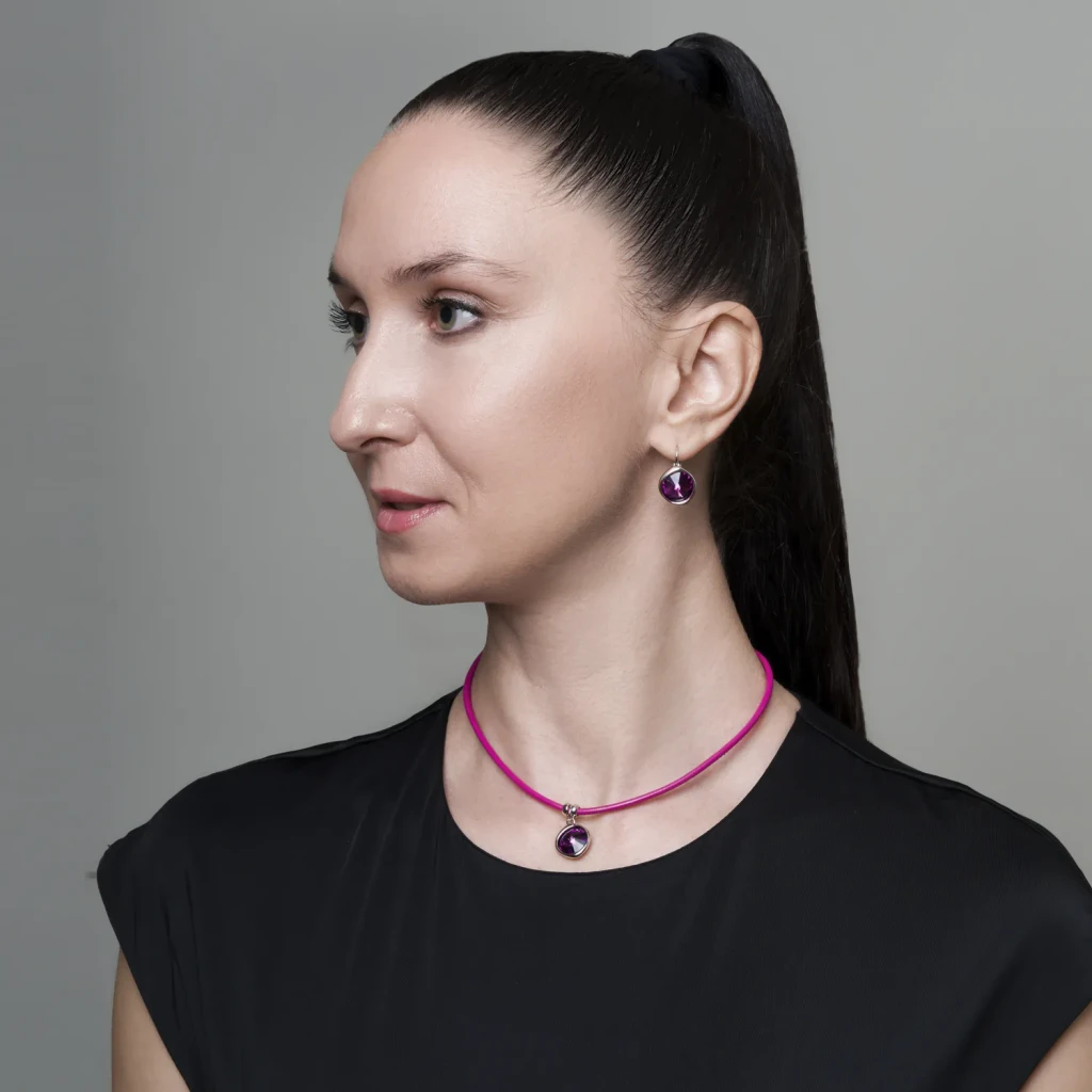 Колье Fiore Luna Amethyst B1902.M11 V/S