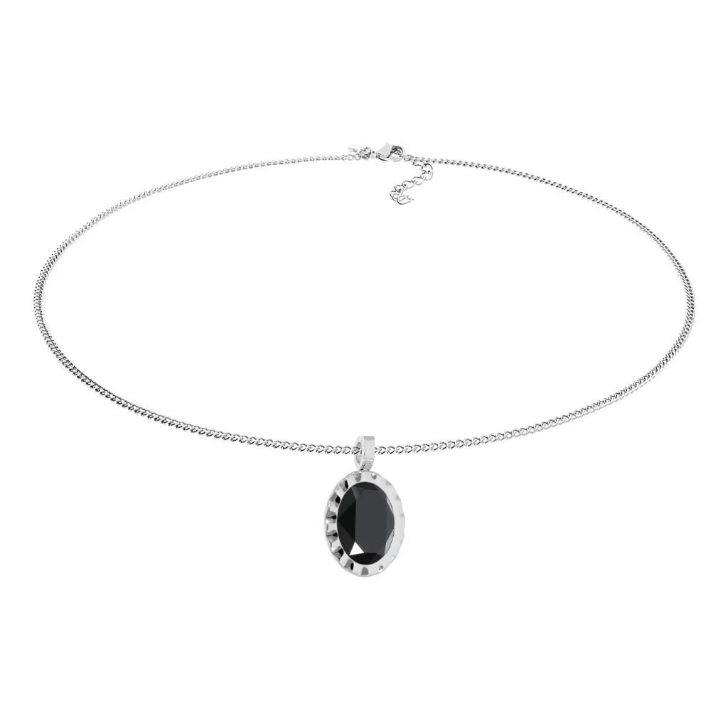 Колье Qudo TIVOLA UNICA big (S/P) Jet 3cm 420512