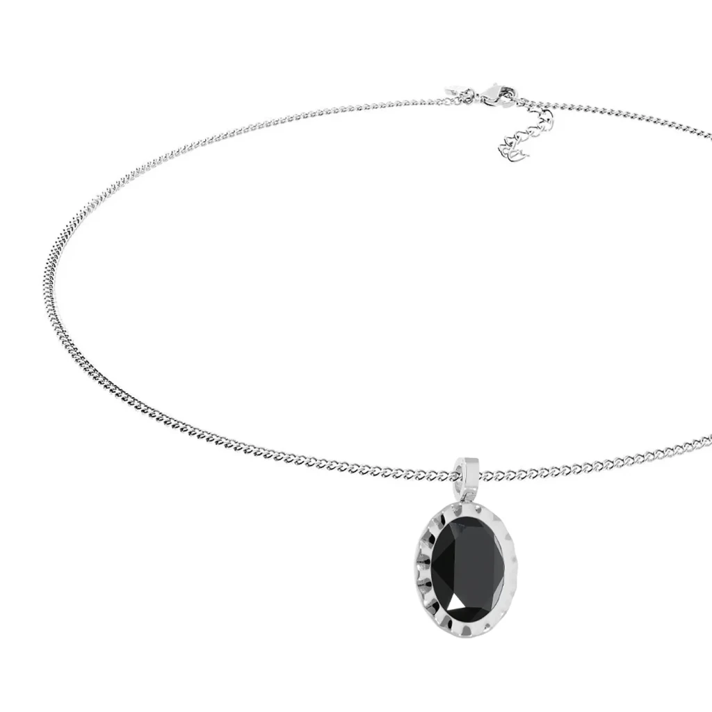 Колье Qudo TIVOLA UNICA big (S/P) Jet 3cm 420512