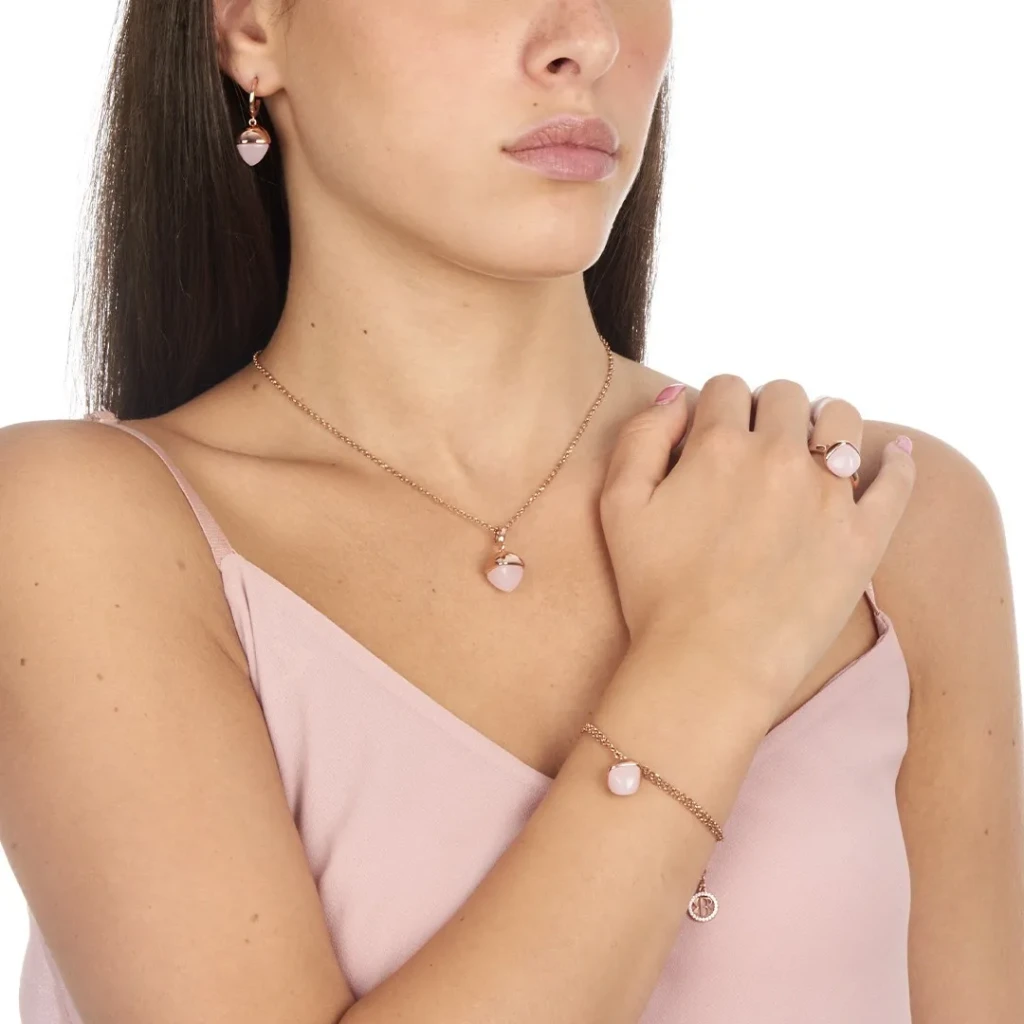 Колье Boccadamo с кулоном Caleida Rose XGR563RR R/RG