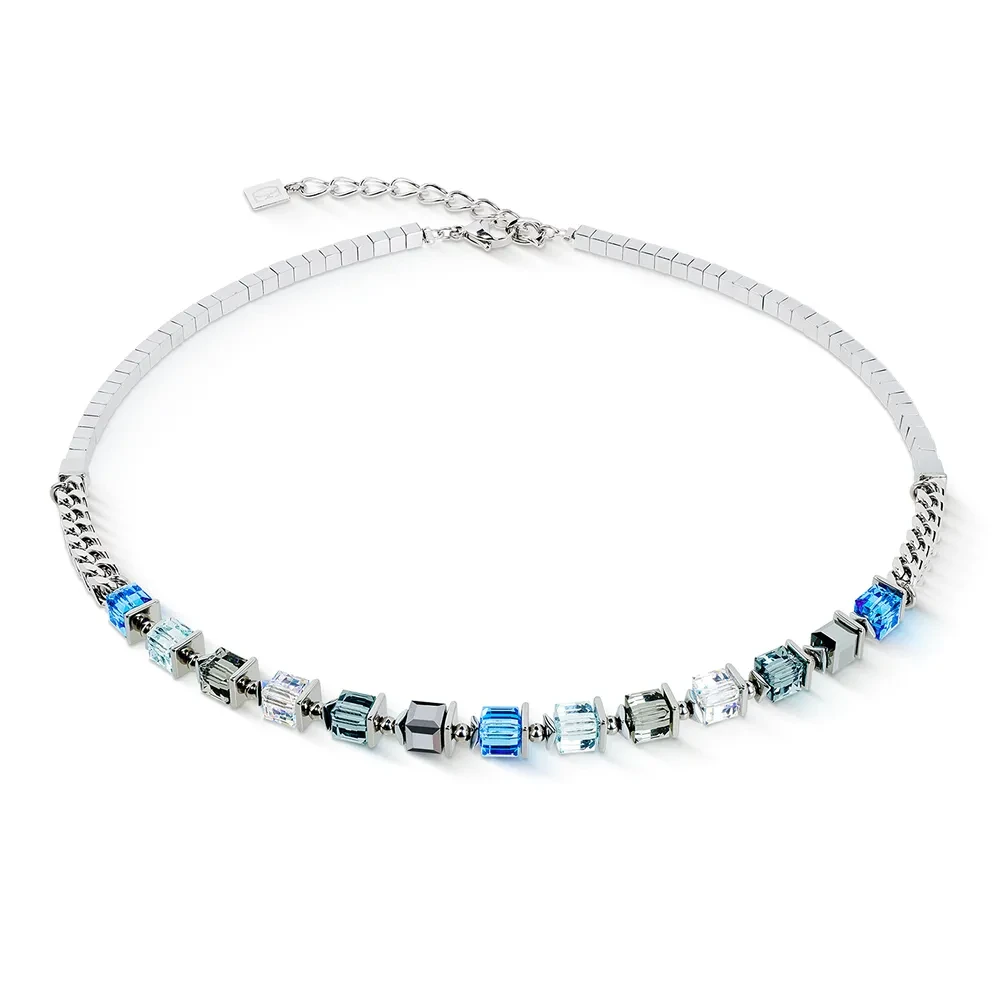 Колье Coeur de Lion Blue-Silver 2100/10-0717