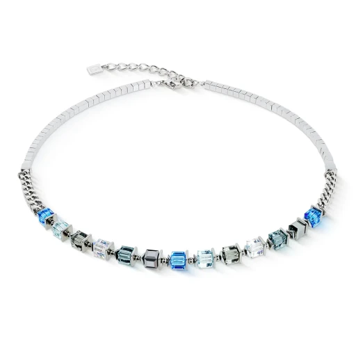 Колье Coeur de Lion Blue-Silver 2100/10-0717