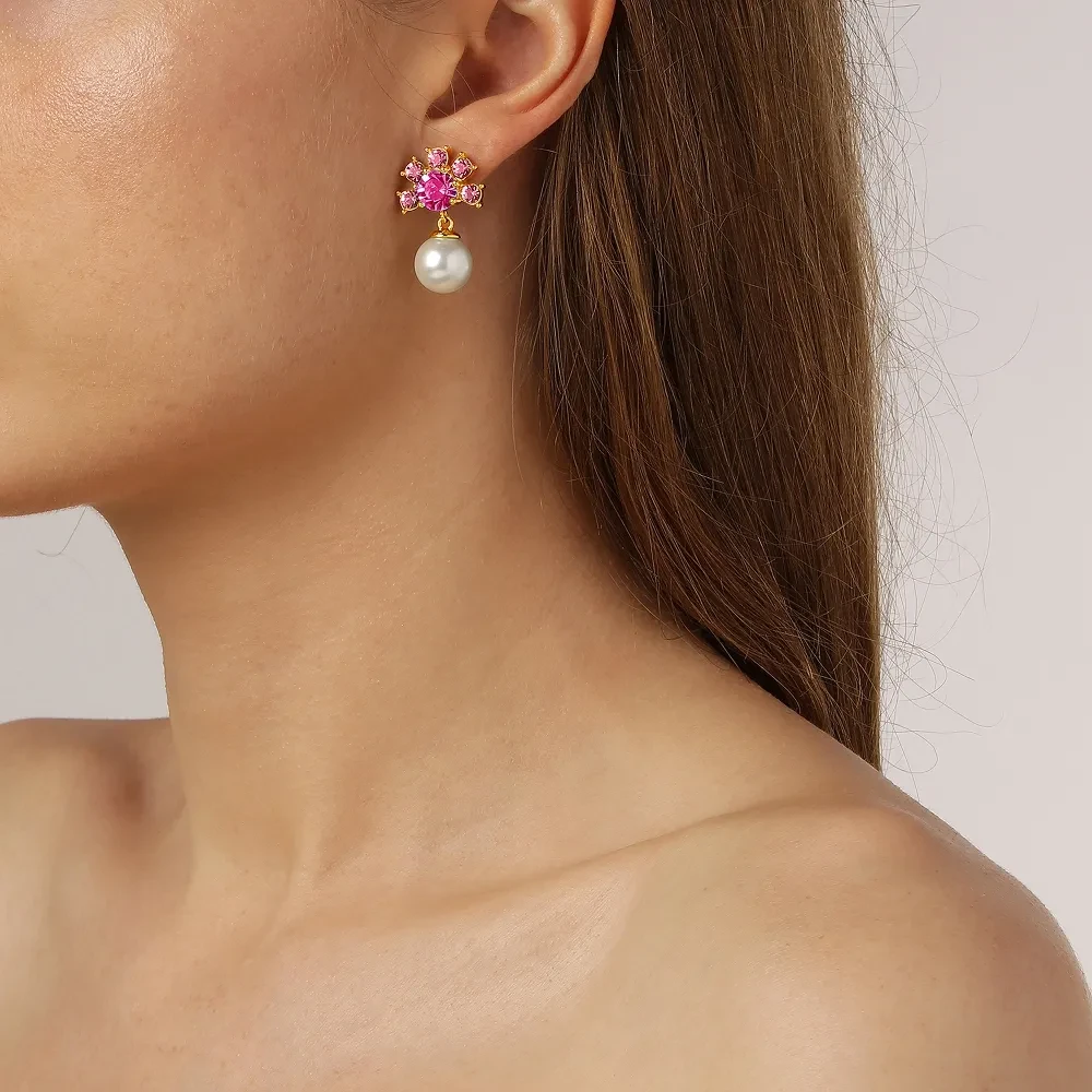 Серьги Dyrberg Kern VERONICA SG ROSE 440001