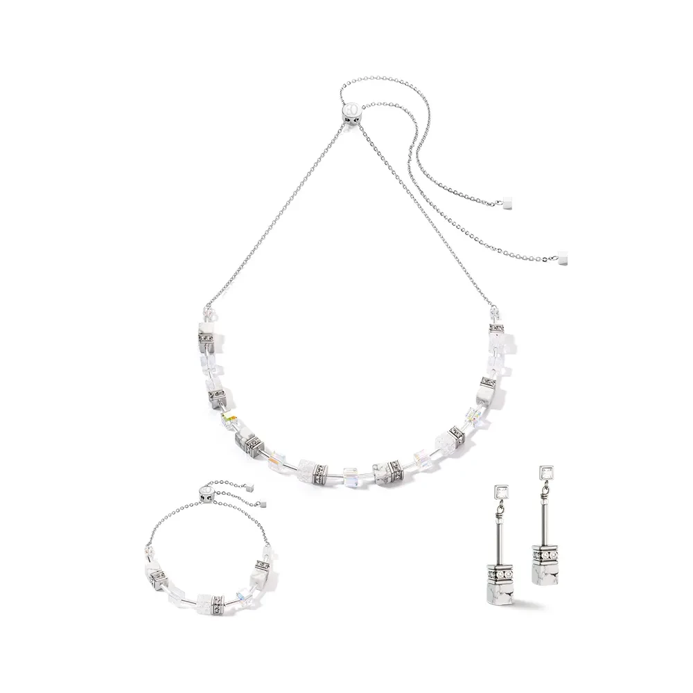 Серьги Coeur de Lion White 3035/21-1400