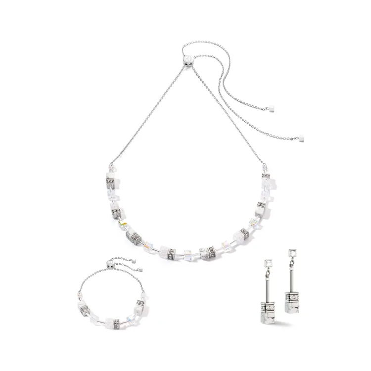 Серьги Coeur de Lion White 3035/21-1400