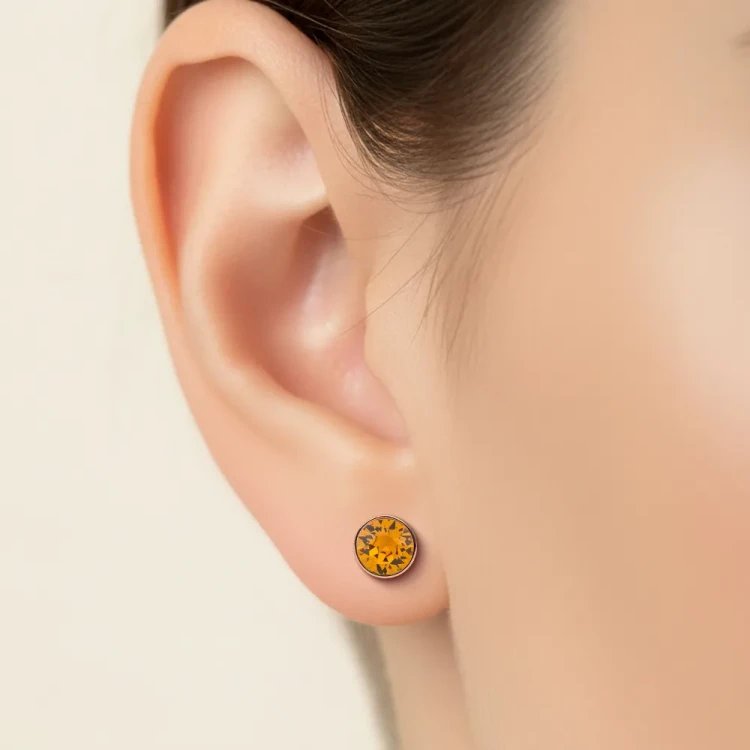 Fiore Luna Пусеты Topaz SWE298 TZ RG