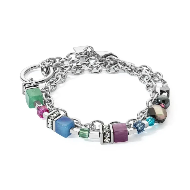 Браслет Coeur de Lion Multicolour Gemstone 4709/30-1561