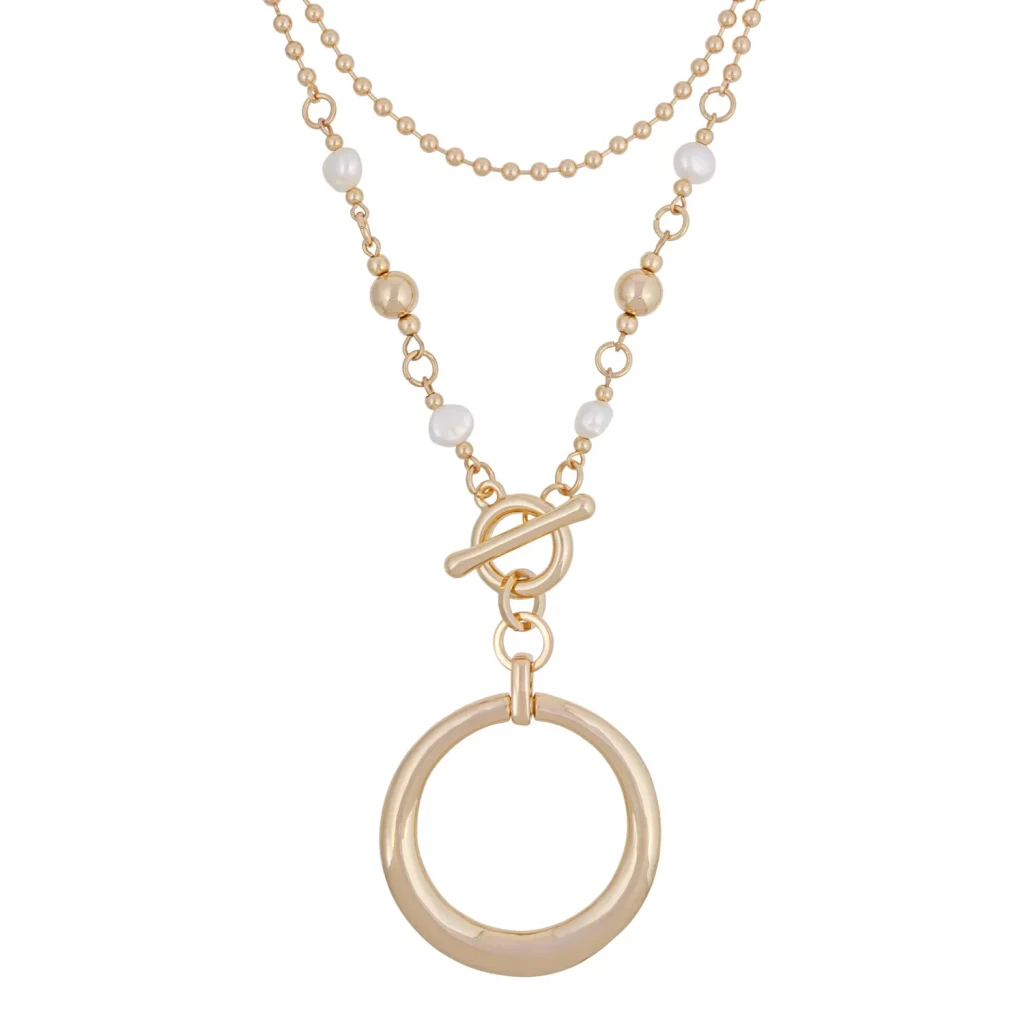Колье Fiore Luna Perle LN5119BW/RG
