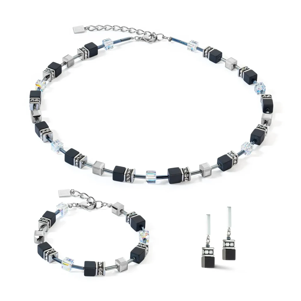 Браслет Coeur de Lion Black-Crystal 4018/30-1318