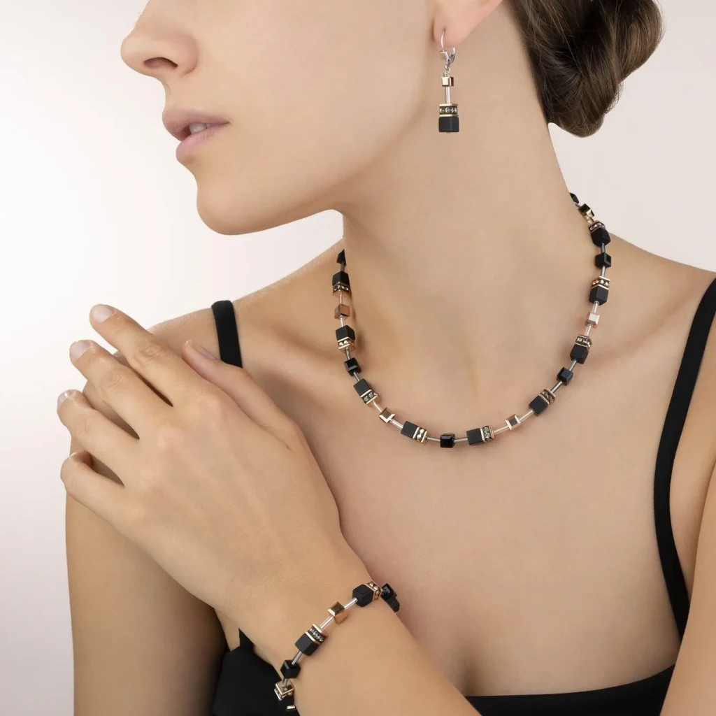 Браслет Coeur de Lion Black-Crystal 4018/30-1318