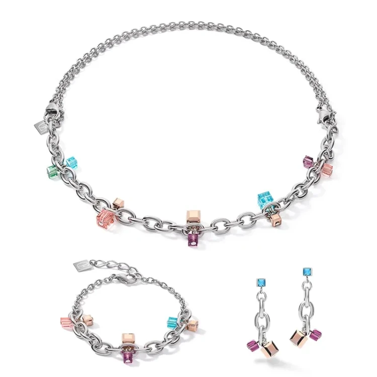 Колье Coeur de Lion Multicolor 5063/10-1578