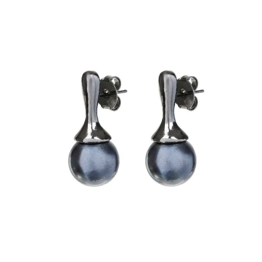 Серьги Possebon Graphite Pearl A0657.3 BW