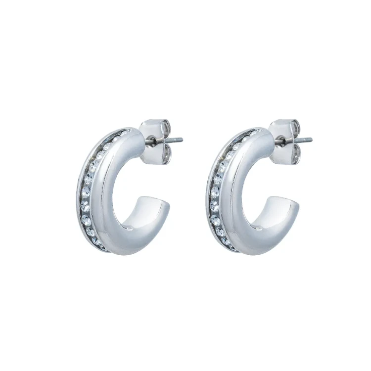 Серьги Fiore Luna Crystal A2409SW-E02.1 BW/S