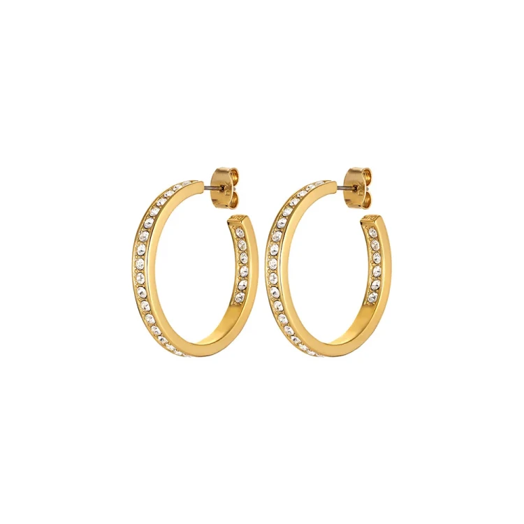 Серьги Dyrberg Kern JUSTINA SG CRYSTAL 420136 BW/G