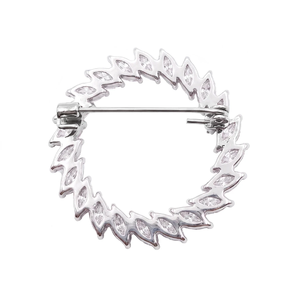 Брошь Fiore Luna FBB01163-12 BW/S