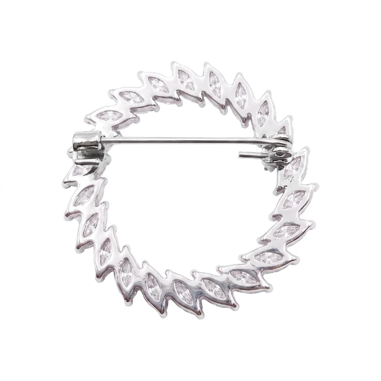 Брошь Fiore Luna FBB01163-12 BW/S