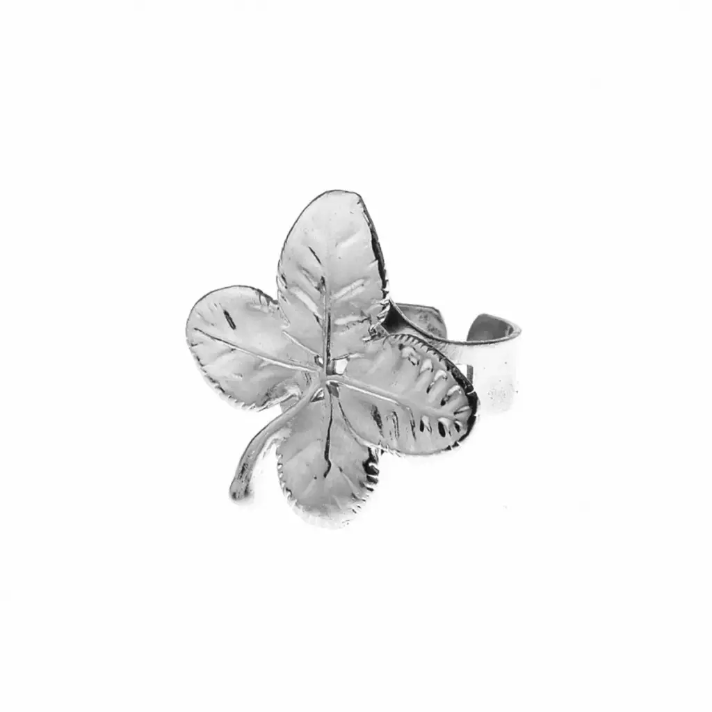 Кольцо Ester Bijoux Четырёхлистник LF13R- S BW