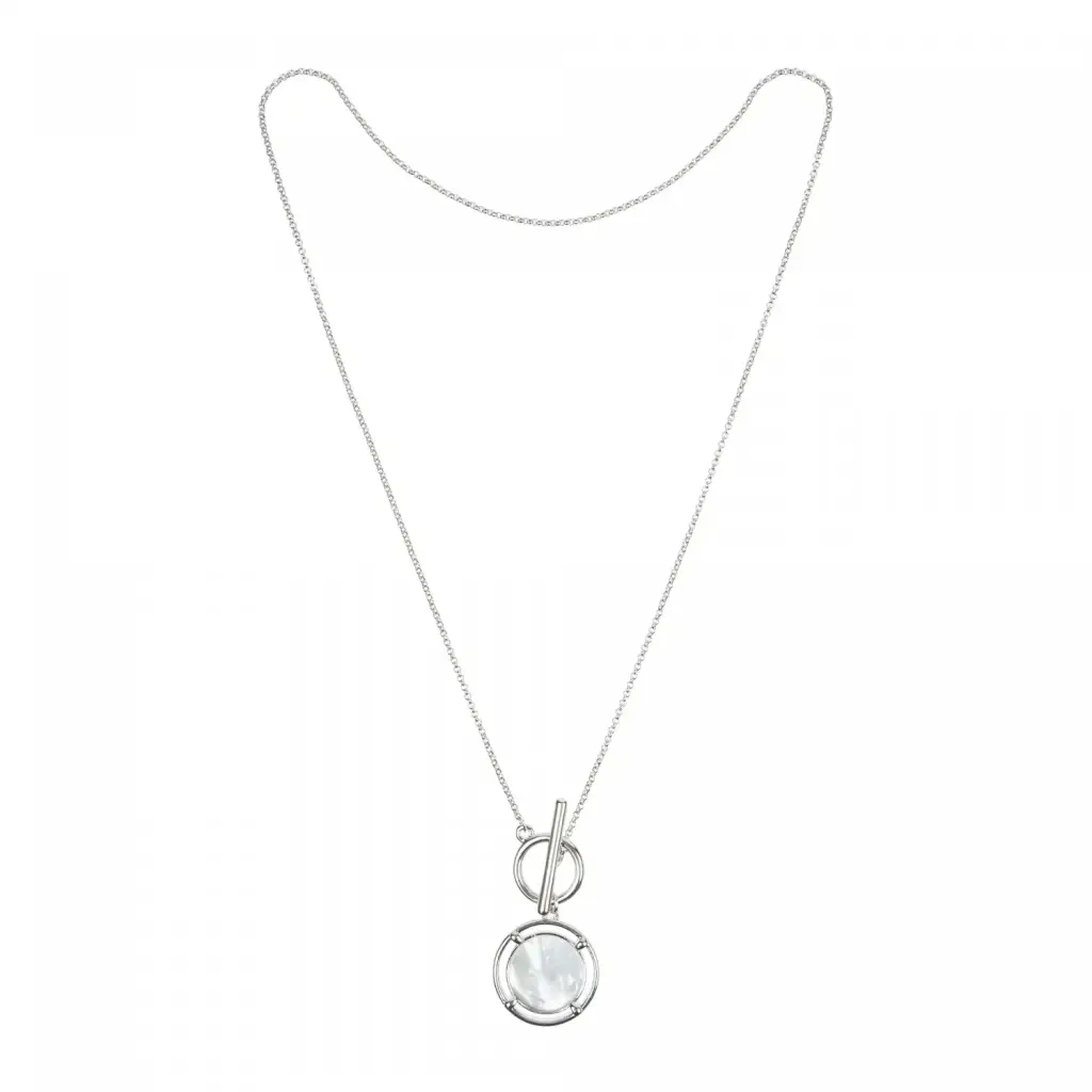 Колье Fiore Luna MOP B2103NM-N06.2 BW/S