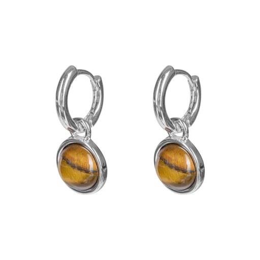 Серьги Fiore Luna TIGER EYE LE1115 BR/S