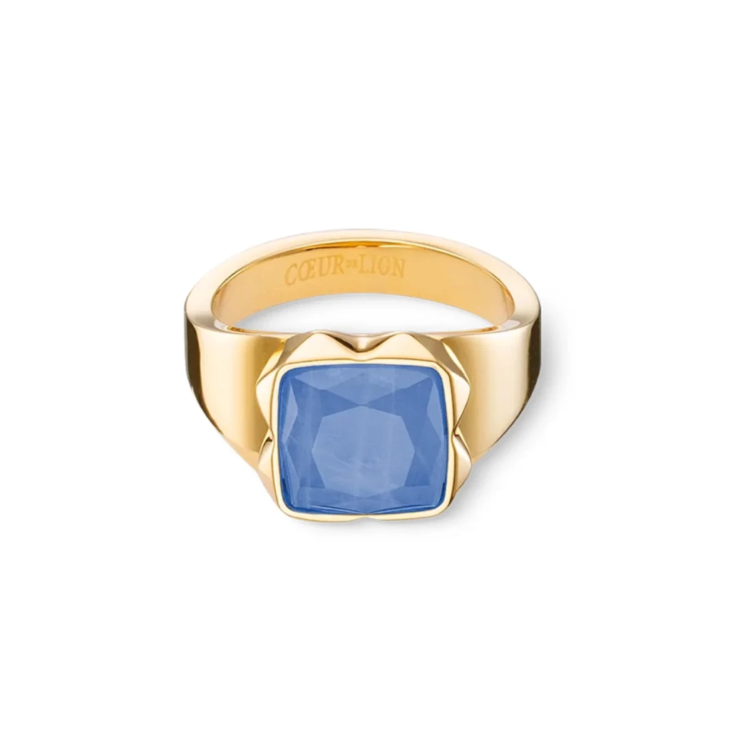 Кольцо Coeur de Lion Blue-Gold 1200/40-0716 54