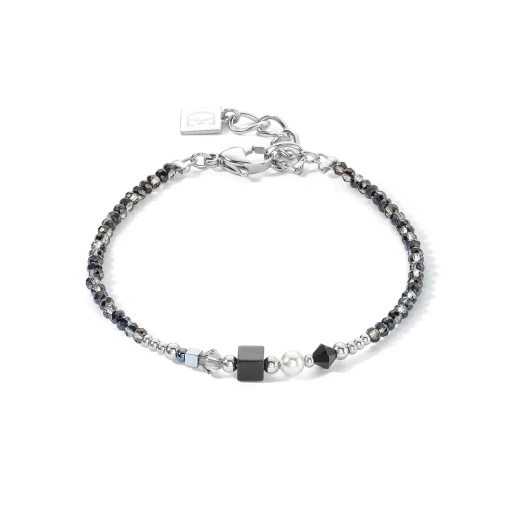 Браслет Coeur de Lion Black-Silver 4355/30-1317