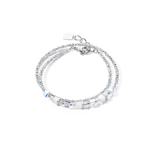 Браслет Coeur de Lion Joyful Colours Grey White 4564/30-1400