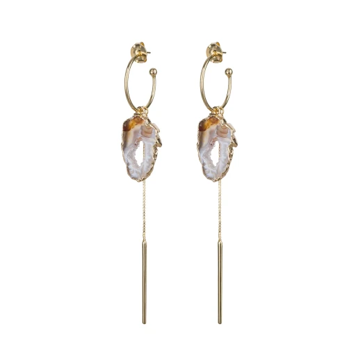 Серьги Possebon Geodo Natural A5024.15 BR/G
