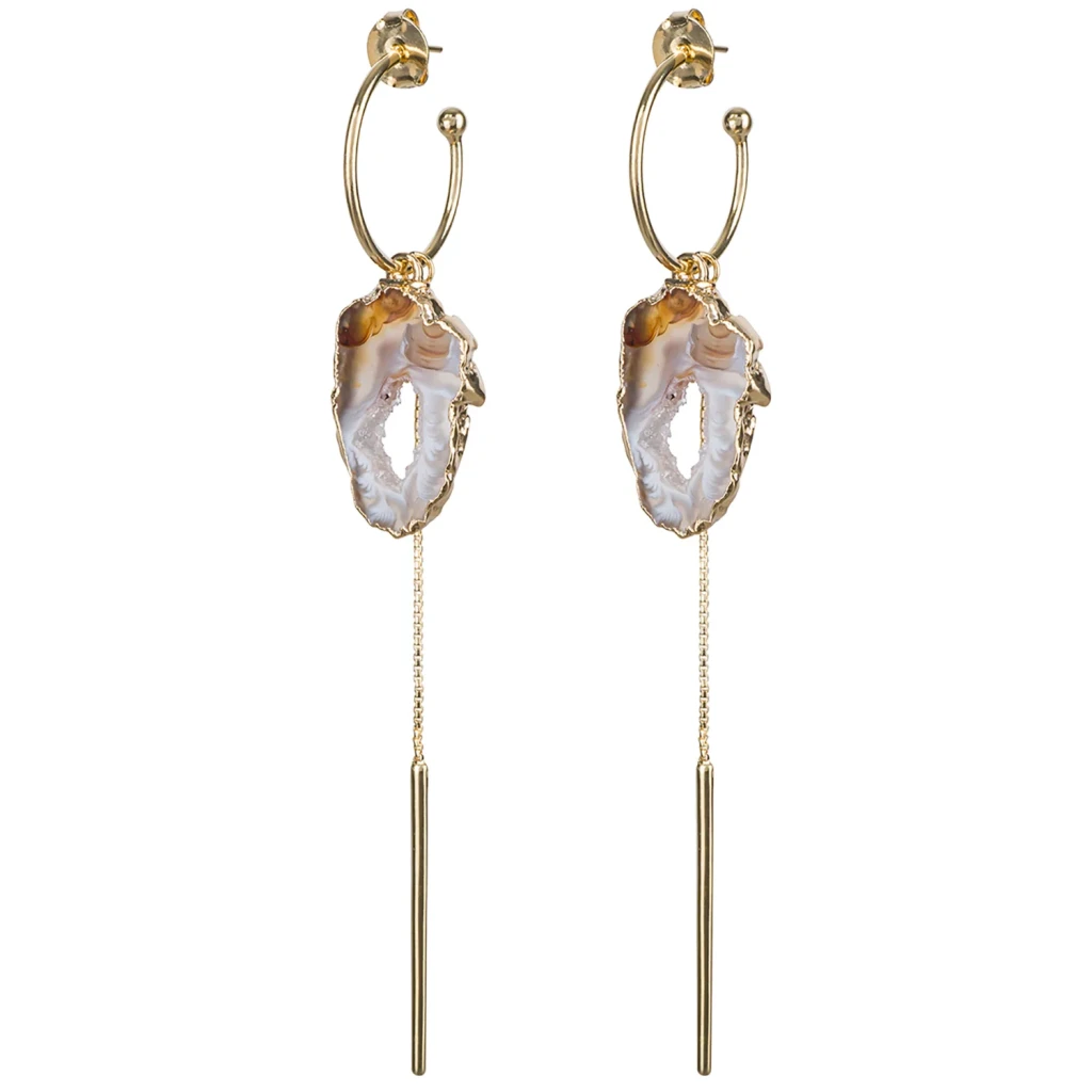 Серьги Possebon Geodo Natural A5024.15 BR/G
