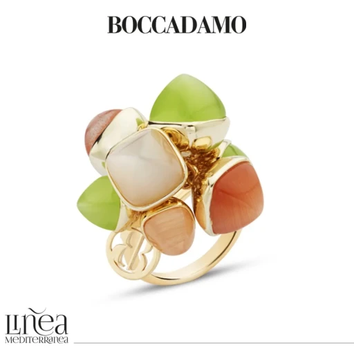 Кольцо Boccadamo Caleida Green-Brown XAN164DV G/BR/G