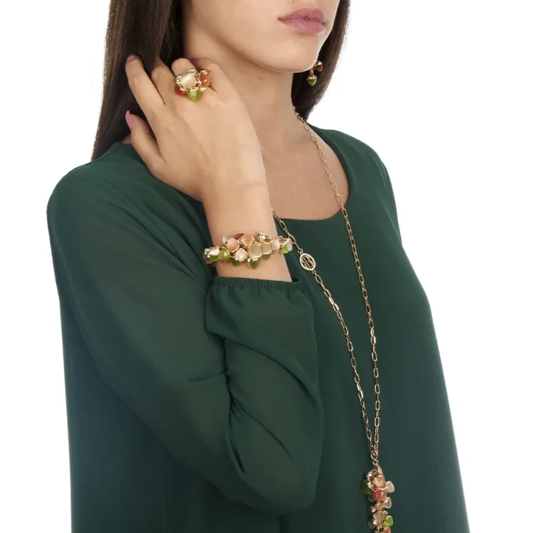 Кольцо Boccadamo Caleida Green-Brown XAN164DV G/BR/G