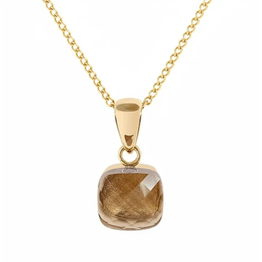 Колье Qudo FIRENZE (G) Smoked Topaz 107001/48-5108