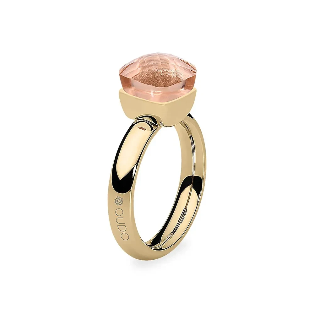 Кольцо Qudo FIRENZE 17.2 (G) Light Peach 107001/40-4205 17.2