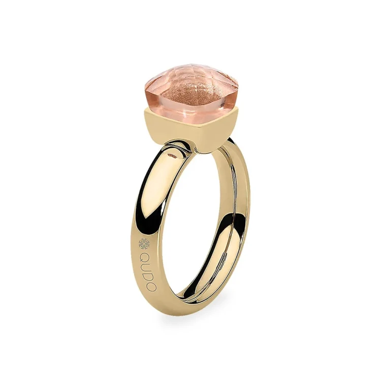 Кольцо Qudo FIRENZE 17.2 (G) Light Peach 107001/40-4205 17.2