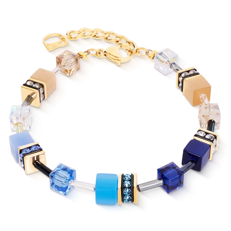 Браслет Coeur de Lion Beige-Blue 2838/30-1007